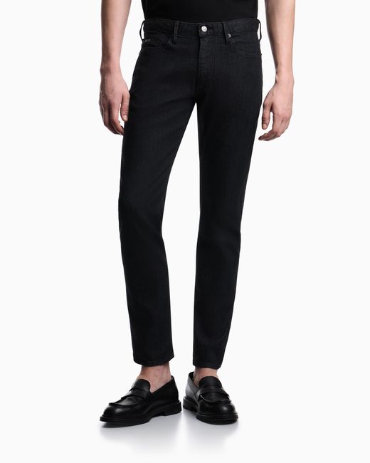 Emporio Armani Blue J06 Slim-Fit Jeans for men