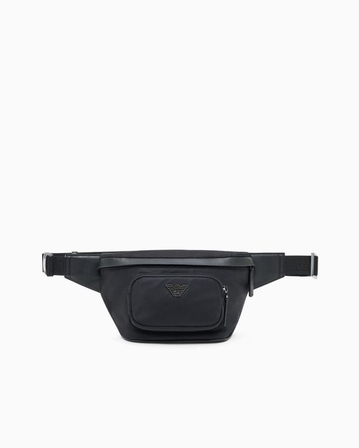 Emporio Armani Gray Sling Bag for men