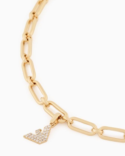Emporio Armani White Tone Charm