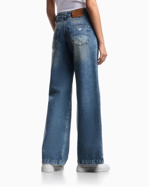 Emporio Armani Blue Armani Jeans J4J Straight-Fit Denim Jeans