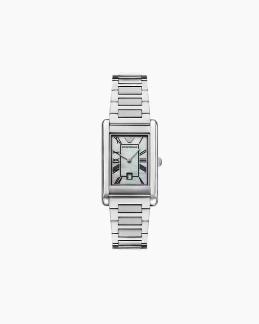 Orologio A Due Lancette di Emporio Armani in White da Uomo
