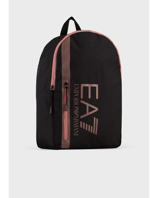 Emporio Armani Multicolor Backpack With Oversized Logo for men