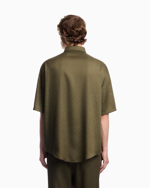 Emporio Armani Green Shirt for men