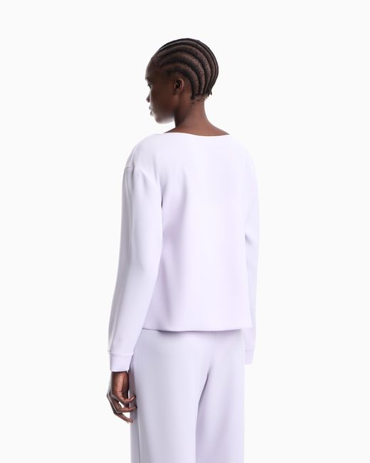 Emporio Armani White Unlined Top