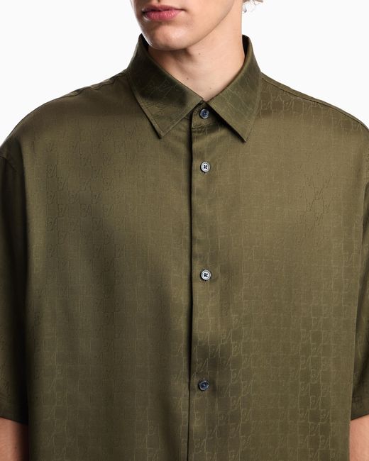 Emporio Armani Green Shirt for men