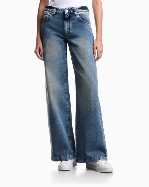 Emporio Armani Blue Armani Jeans J4J Straight-Fit Denim Jeans