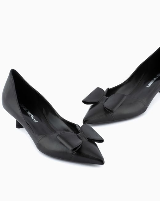Emporio Armani White Court Shoes