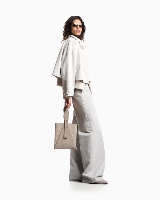 Emporio Armani White Blouson Jacket