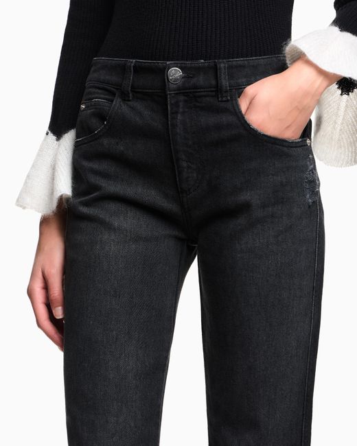 Vaqueros J9D Slim Fit De Denim Con Efecto Vintage Emporio Armani de color Blue