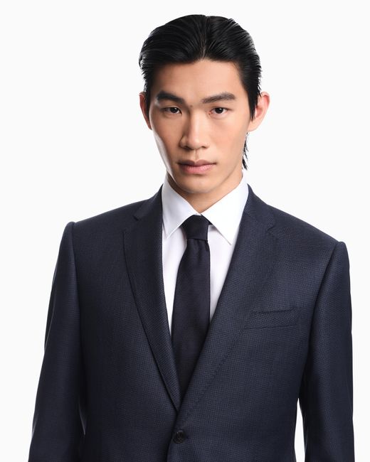 Emporio Armani Blue Lined Suit for men