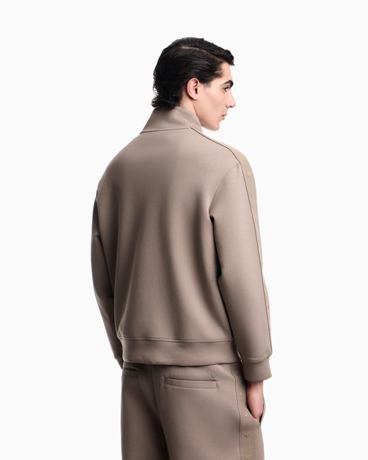Emporio Armani Pink Full-Zip Sweatshirt for men