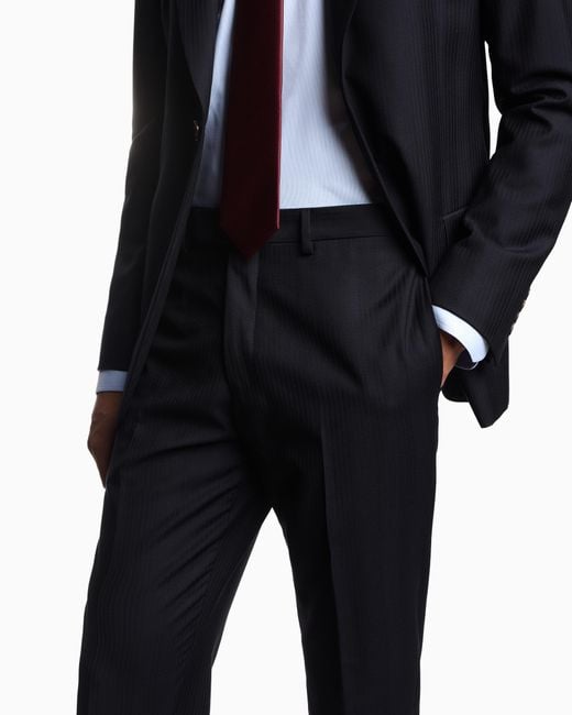 Abito Monopetto di Emporio Armani in Blue da Uomo
