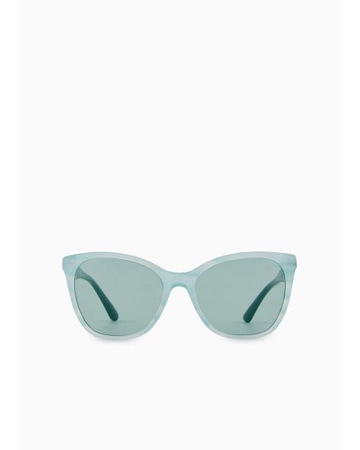Emporio Armani Blue Butterfly Sunglasses