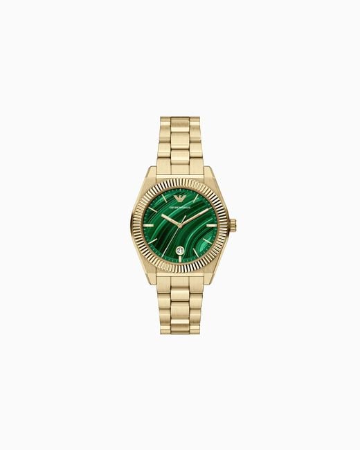 Emporio Armani Green Quartz Watch for men
