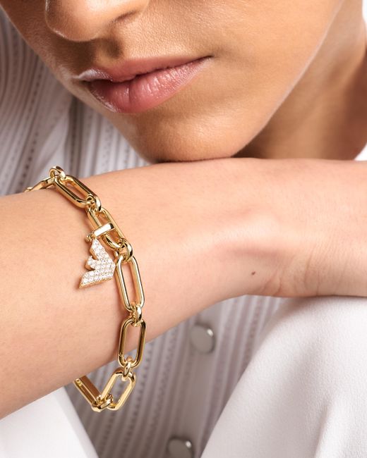 Emporio Armani White Tone Charm