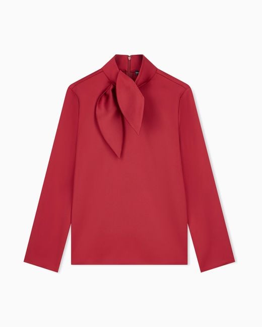 Emporio Armani Red Unlined Shirt