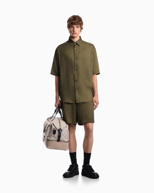 Emporio Armani Green Shirt for men