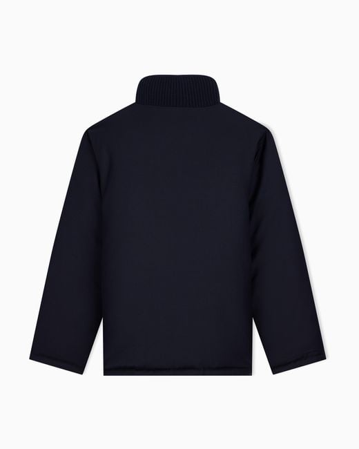 Emporio Armani Blue Down Jacket for men