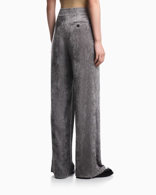 Emporio Armani Gray Pleated Pants