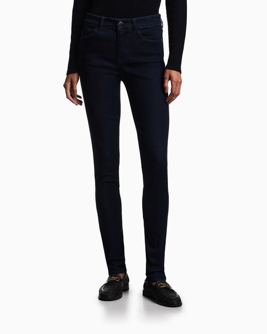 Emporio Armani Blue High Waisted Jeans