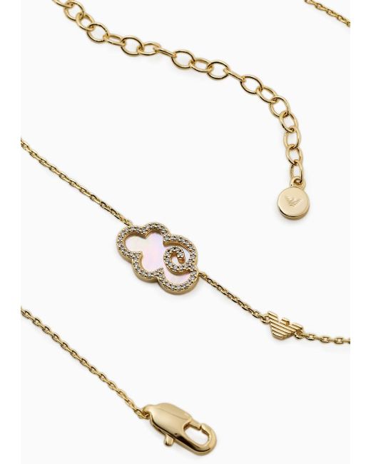 Emporio Armani Metallic Gold-tone Brass Pendant Necklace Lunar New Year
