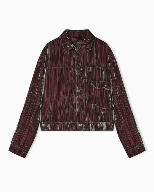Emporio Armani Purple Blouson for men