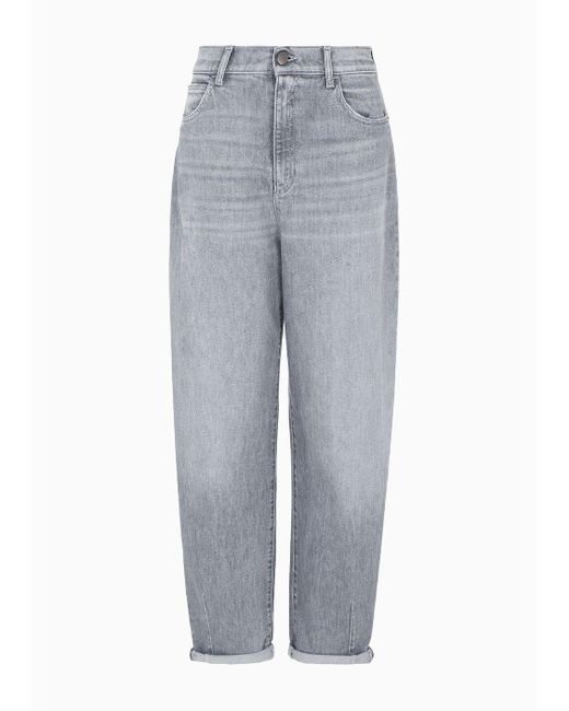 Emporio Armani Gray Relaxed Jeans