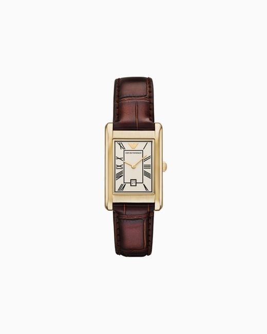Orologio A Due Lancette di Emporio Armani in White da Uomo