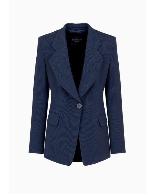 Emporio Armani Blue Casual Jackets