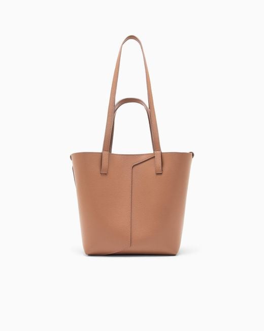 Emporio Armani White 1981 Leather Shoulder Bag