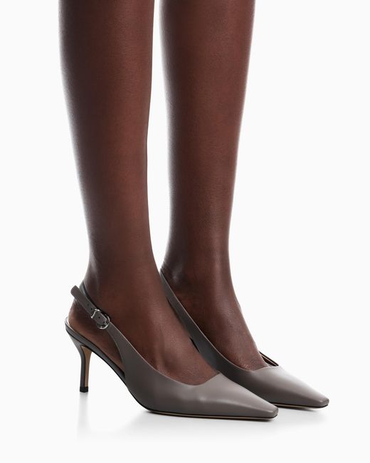 Emporio Armani White Decollete Shoe