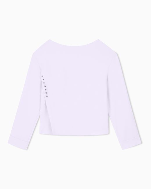 Emporio Armani White Unlined Top