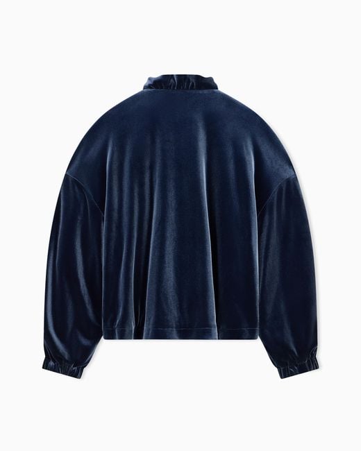 Emporio Armani Blue Blouson Jacket