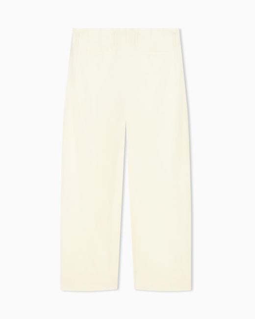 Emporio Armani White Trousers for men
