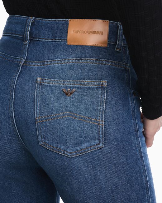 Emporio Armani Blue Five-Pocket Jeans