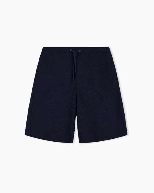 Emporio Armani Blue Bermuda Shorts for men
