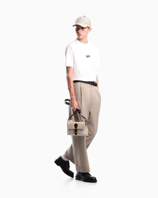 Emporio Armani White Jersey T-Shirt for men