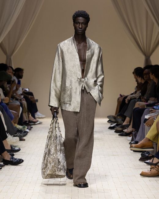 Emporio Armani Natural Kimono Jacket for men
