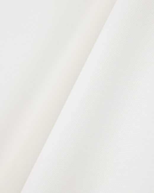 Emporio Armani White Piqué Polo With Embroidered Logo for men