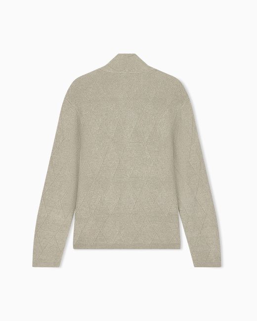Emporio Armani Natural Cardigan for men