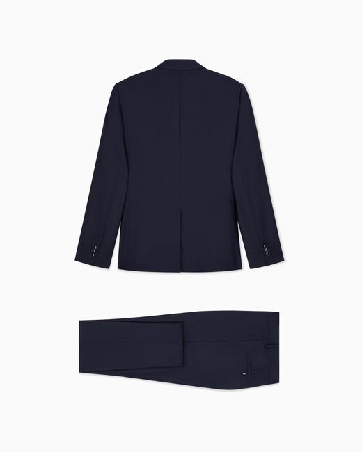 Emporio Armani Blue Lined Suit for men