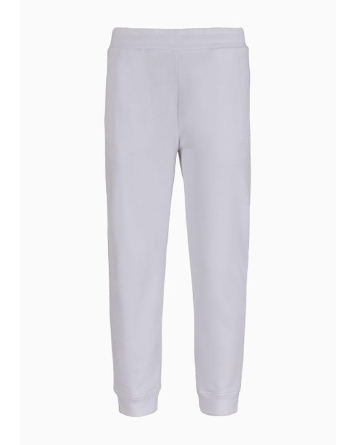 Emporio Armani Gray Modal-blend Jersey-fleece Joggers for men