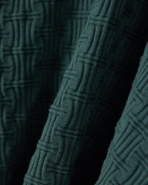 Emporio Armani Green Mock Neck Sweater