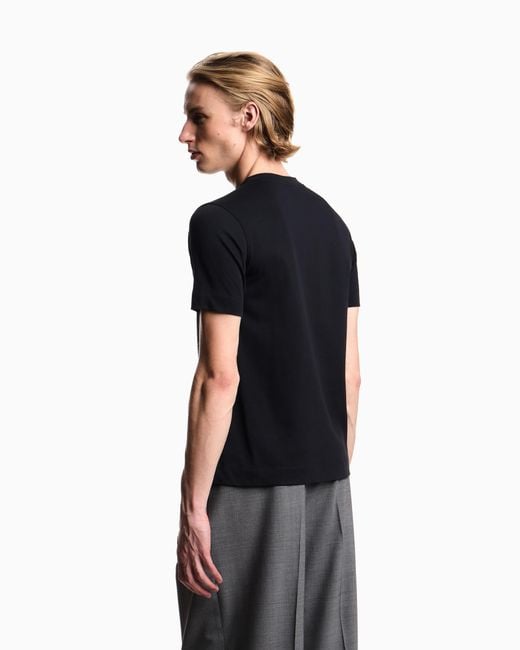 Emporio Armani Blue Slim-Fit T-Shirt for men