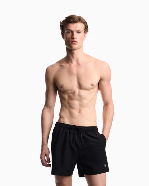 Emporio Armani Blue Essential Swim Shorts for men