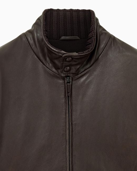 Emporio Armani Brown Blouson Jacket for men