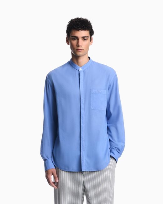 Emporio Armani Blue Shirt for men