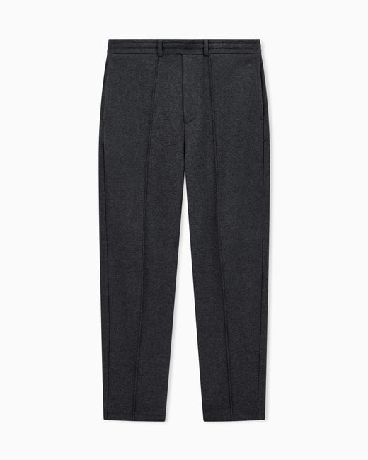 Emporio Armani Blue Trousers Straight Leg for men