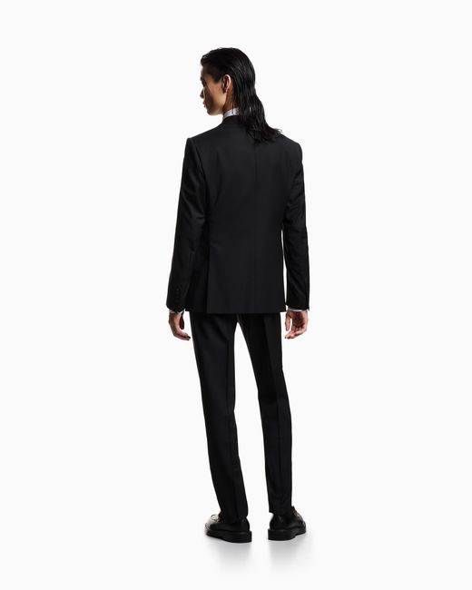 Emporio Armani Blue Single-Breasted Suit for men
