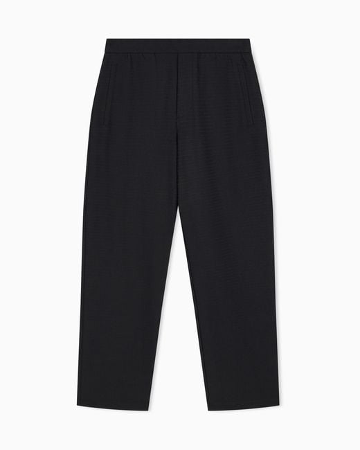 Emporio Armani Blue Trousers for men